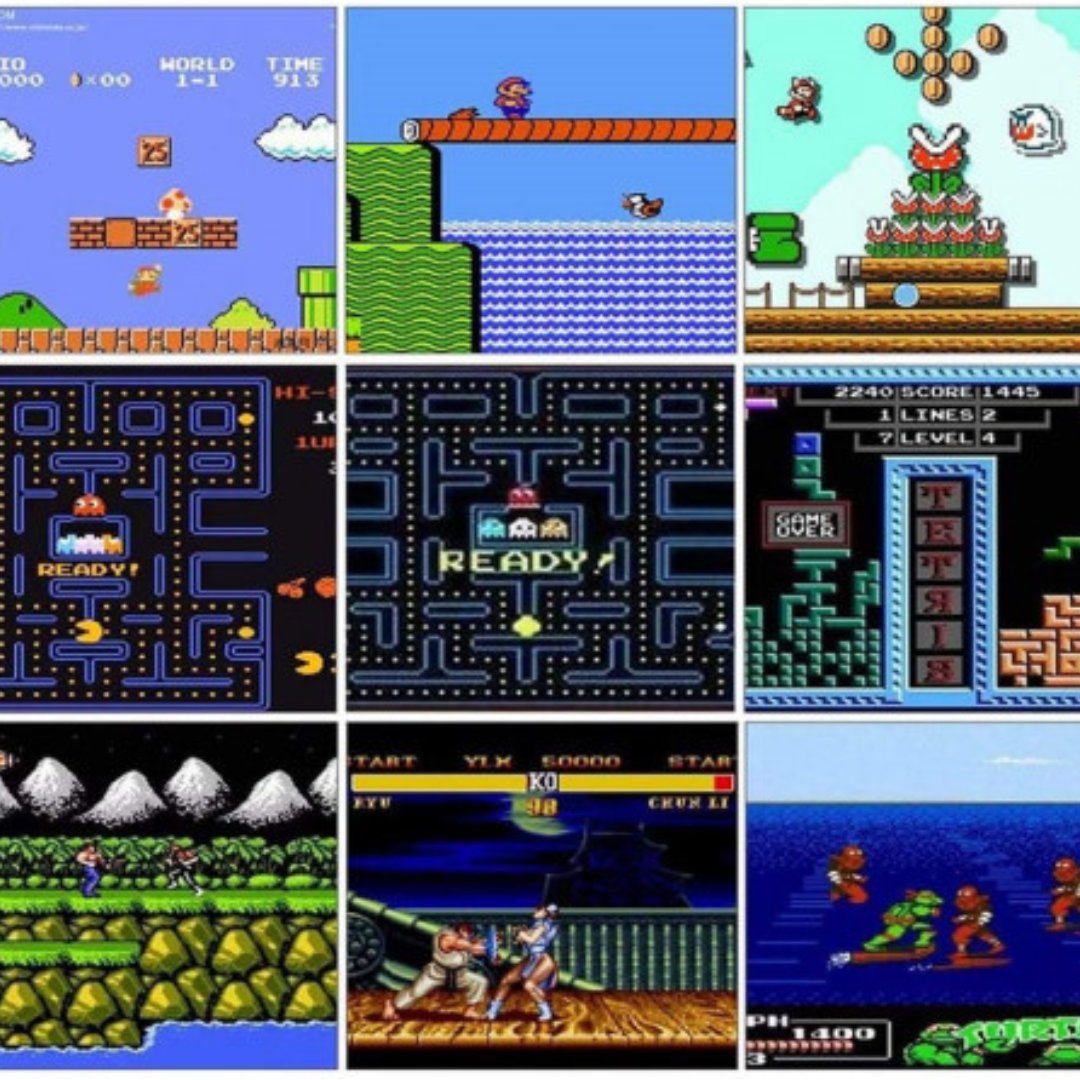 Memory Pixel Más de 10.000 juegos: Consola retro